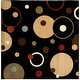 preview thumbnail 63 of 65, SAFAVIEH Porcello Masumah Modern Painterly Geometric Pattern Area Rug 7' x 7' Square - Black/Multi