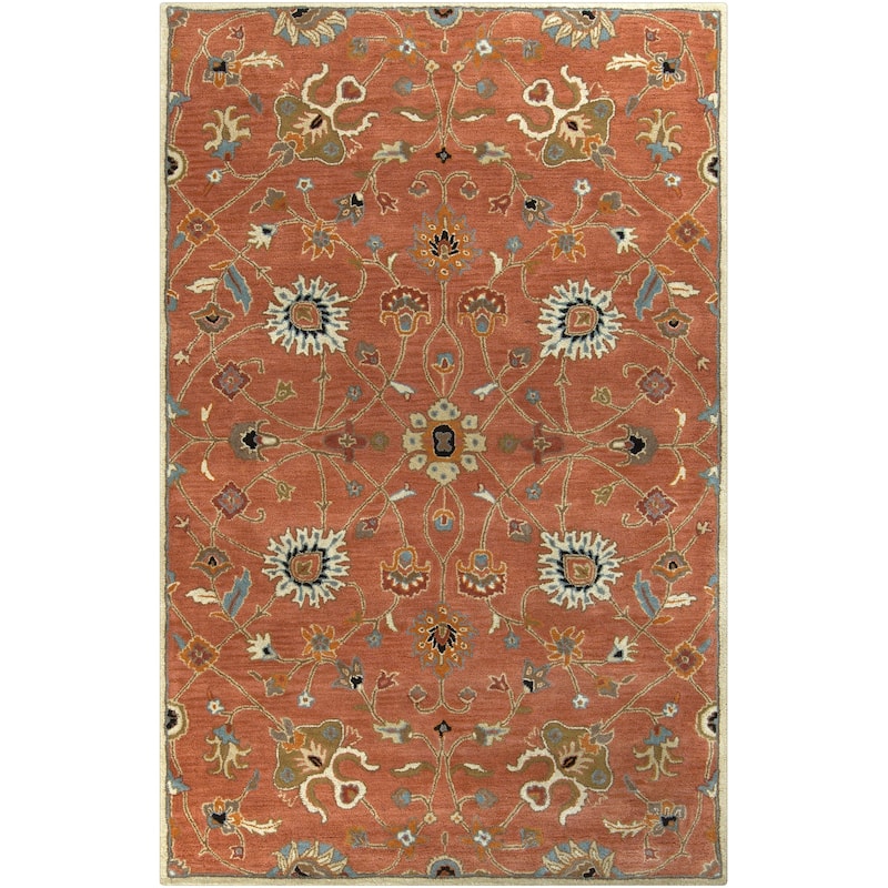 Livabliss Traditional Caesar Floral & Botanical Area Rug