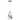 Milano Satin Nickel Mini Pendant Ceiling Light Gray White Glass - 4.75-in W x 9.75-in H x 4.75-in D