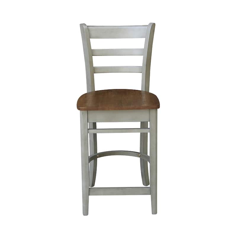 International Concepts Solid Wood Emily Dining Stool