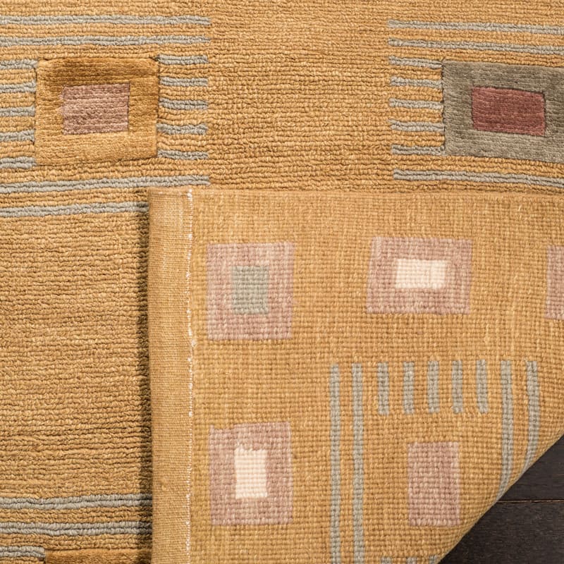 SAFAVIEH Couture Hand-knotted Tibetan Etsuko Modern Wool Rug