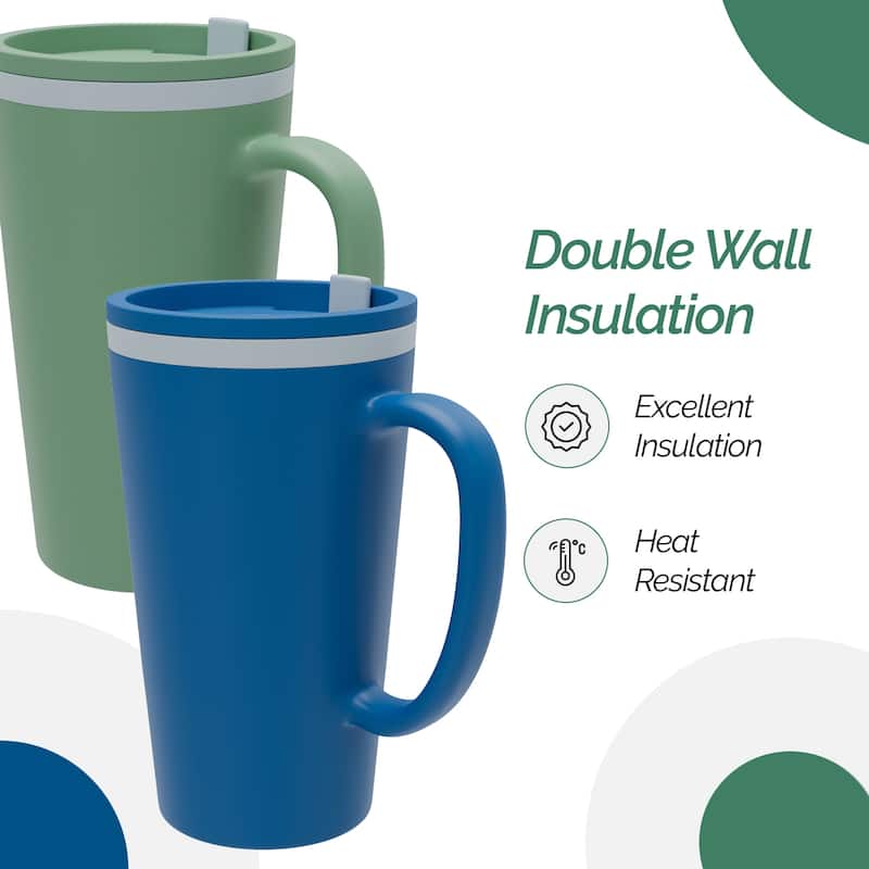 Copco Set of 2 Cone Desk Mugs