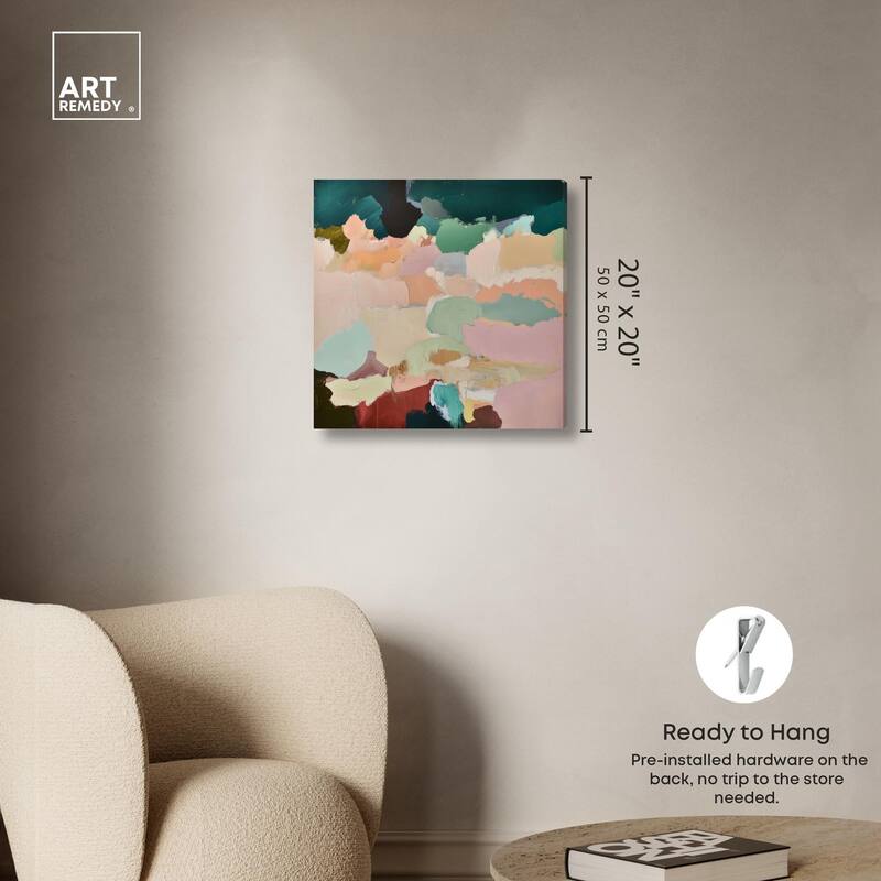 Brushed Beauty III Canvas by Art Remedy, Gallery Wrapped
