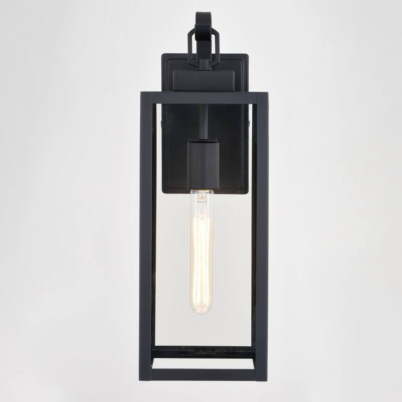Vaxcel Lighting T0745 Clinton 18" Tall Outdoor Wall Sconce with Clear