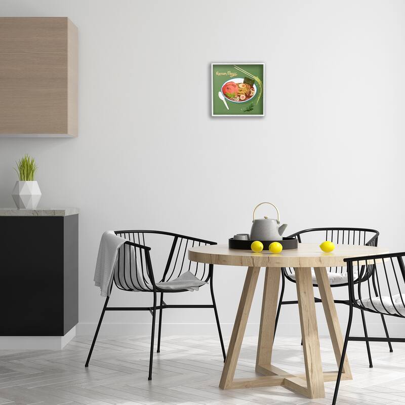 Stupell Ramen Magic International Meal Framed Giclee Art Design By Juliet Rose Philips