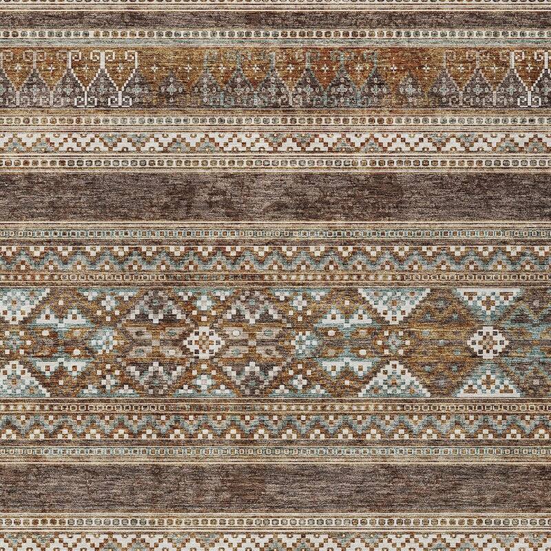 HomeRoots Southwestern Transitional Rectangle Outdoor Rug