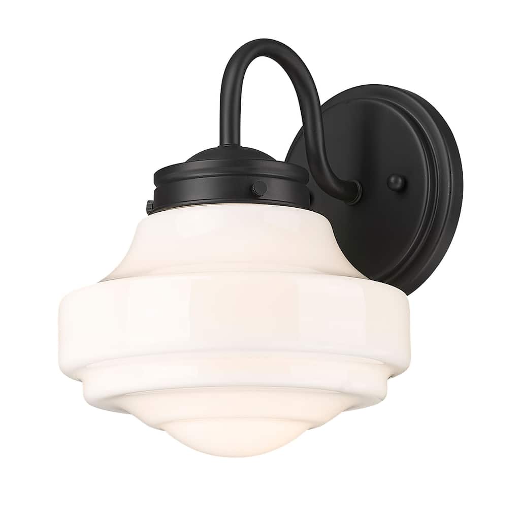 Golden Lighting Ingalls 1-light Wall Sconce in Matte Black