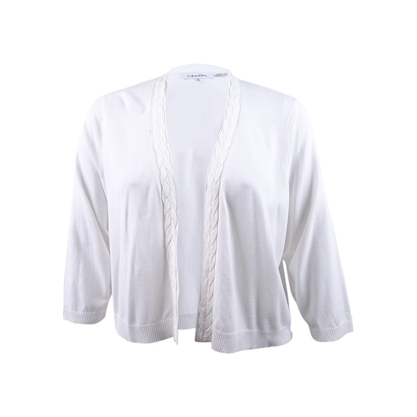 women's plus size white sweater