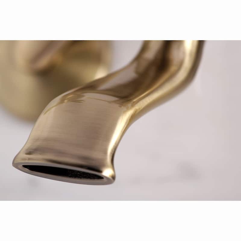 Kingston Brass Essex Wall Mounted Clawfoot Tub Filler with Built-In