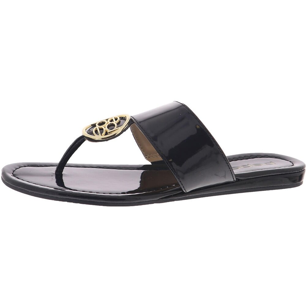 bebe slip on sandals