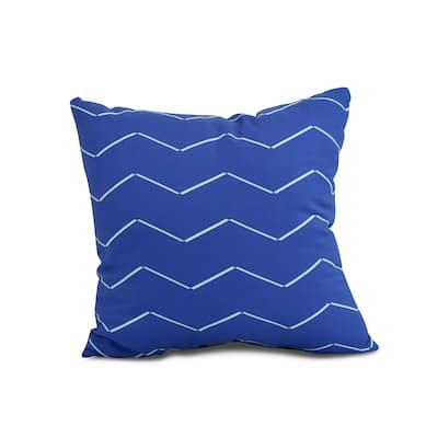 20 x 20 inch Harlequin Stripe Geometric Print Pillow