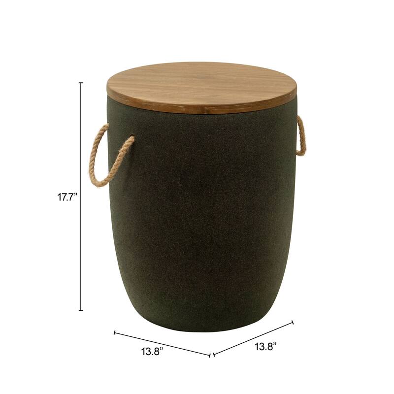 Biban Side Table Natural & Brown