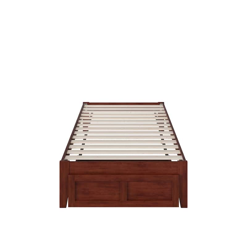 AFI Colorado Platform Bed with Foot Drawer and Charging Station