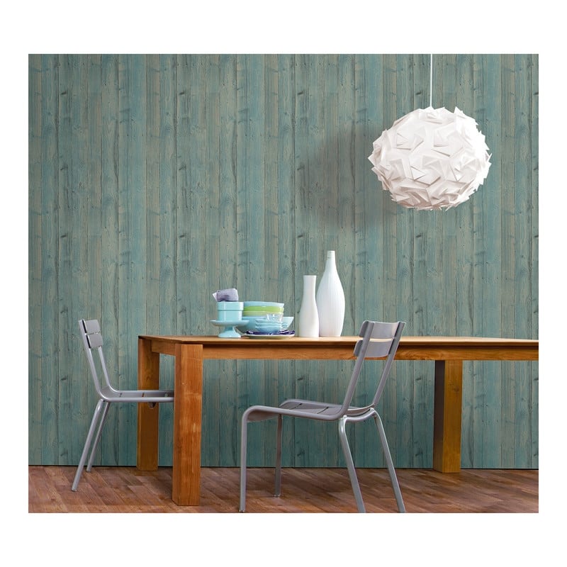 Marburg Talbot Green Wood Wallpaper - 20.5 x 396 x 0.025
