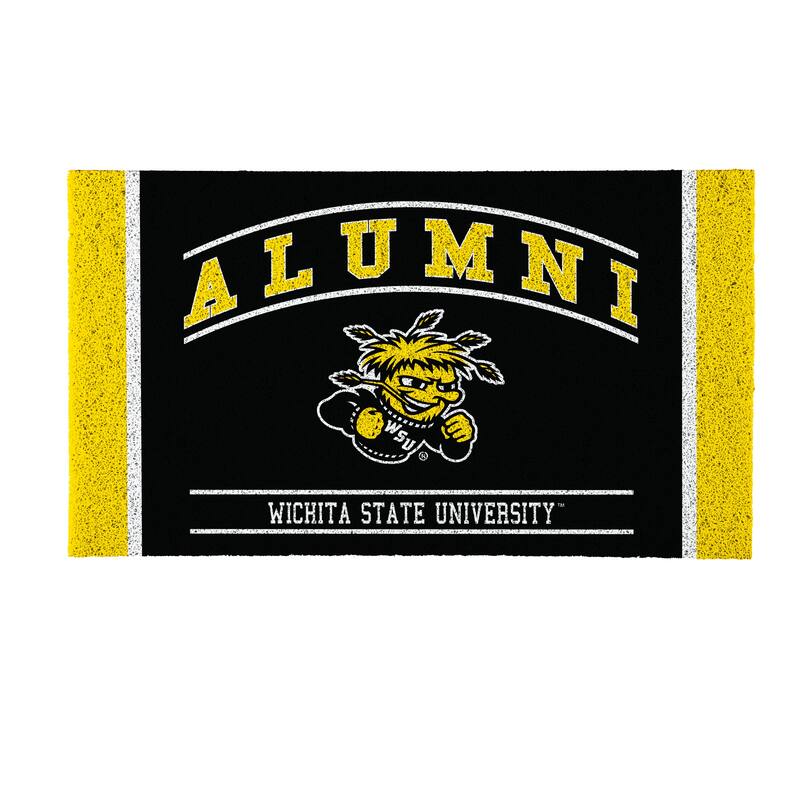 28 in. x 16 in. Wichita State University Alumni Full Color PVC Door Mat
