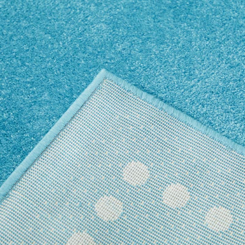 Eckert Dot Border Area Rug