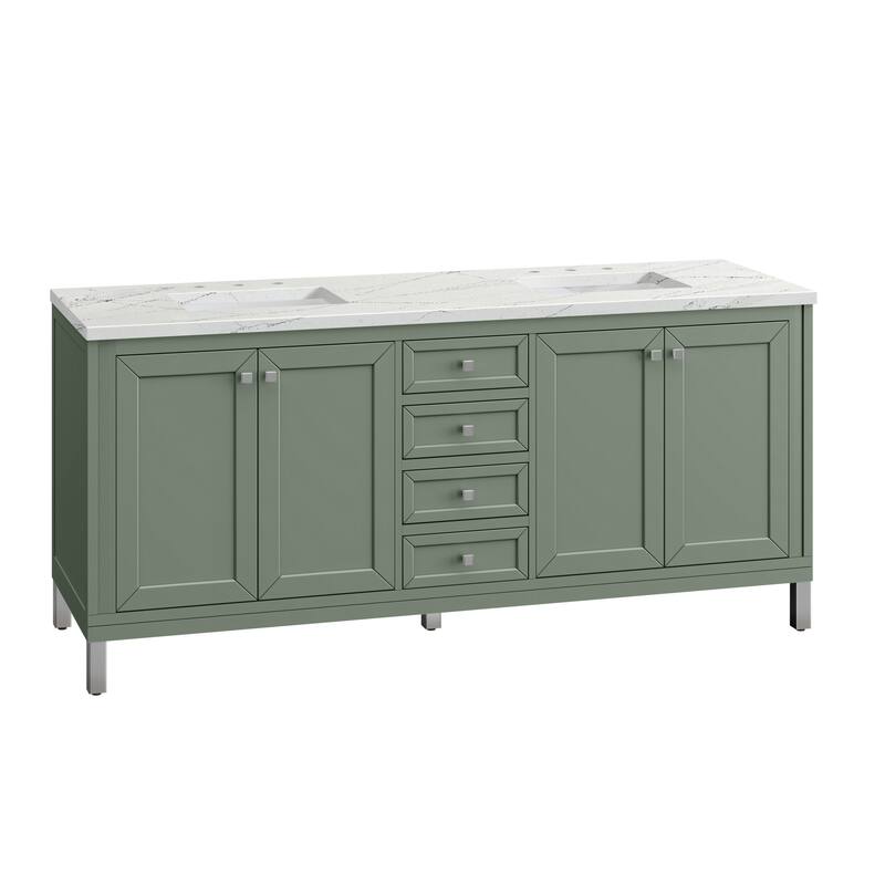 James Martin Vanities 305-V72-3ENC Chicago 72" Free Standing or Wall