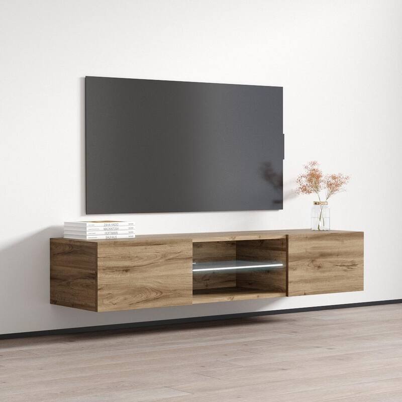 Strick & Bolton Hadi Wall-mounted High Gloss 63-inch TV Stand