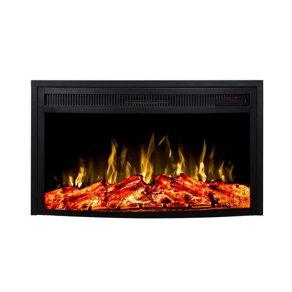 Shop Moda Flame 26 Inch Curved Ventless Heater Electric Fireplace