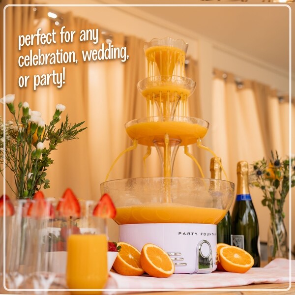 Nostalgia Retro 3-Tier Lighted Party Fountain - Bed Bath & Beyond