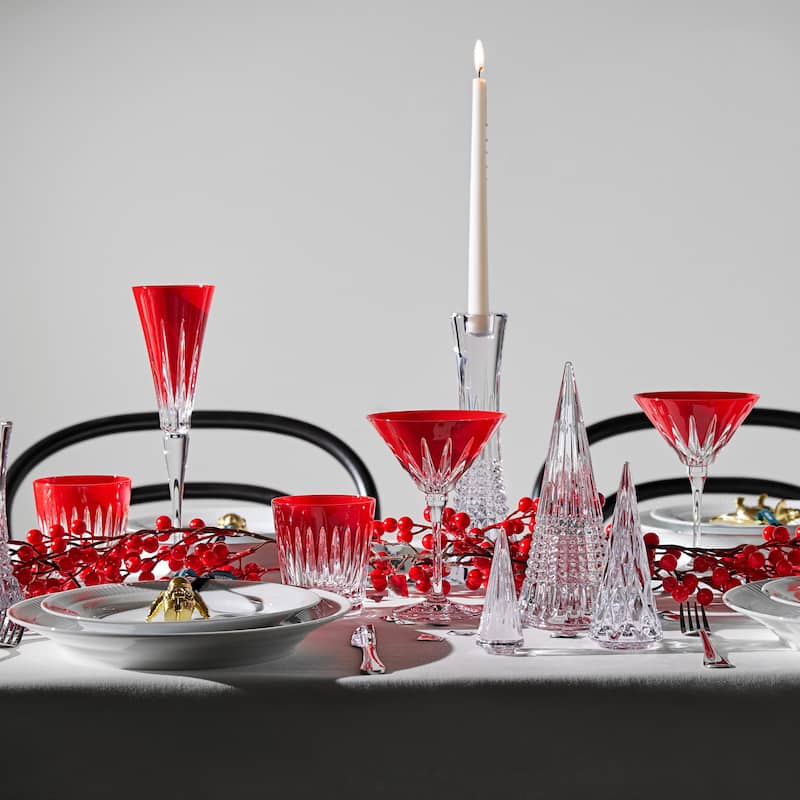 Waterford New Year Martini Firework, Set of 2, Red