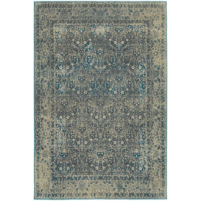 Vista Home Paloma Faded Traditional Floral Area Rug