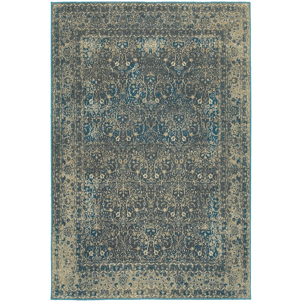 Vista Home Paloma Faded Traditional Floral Area Rug