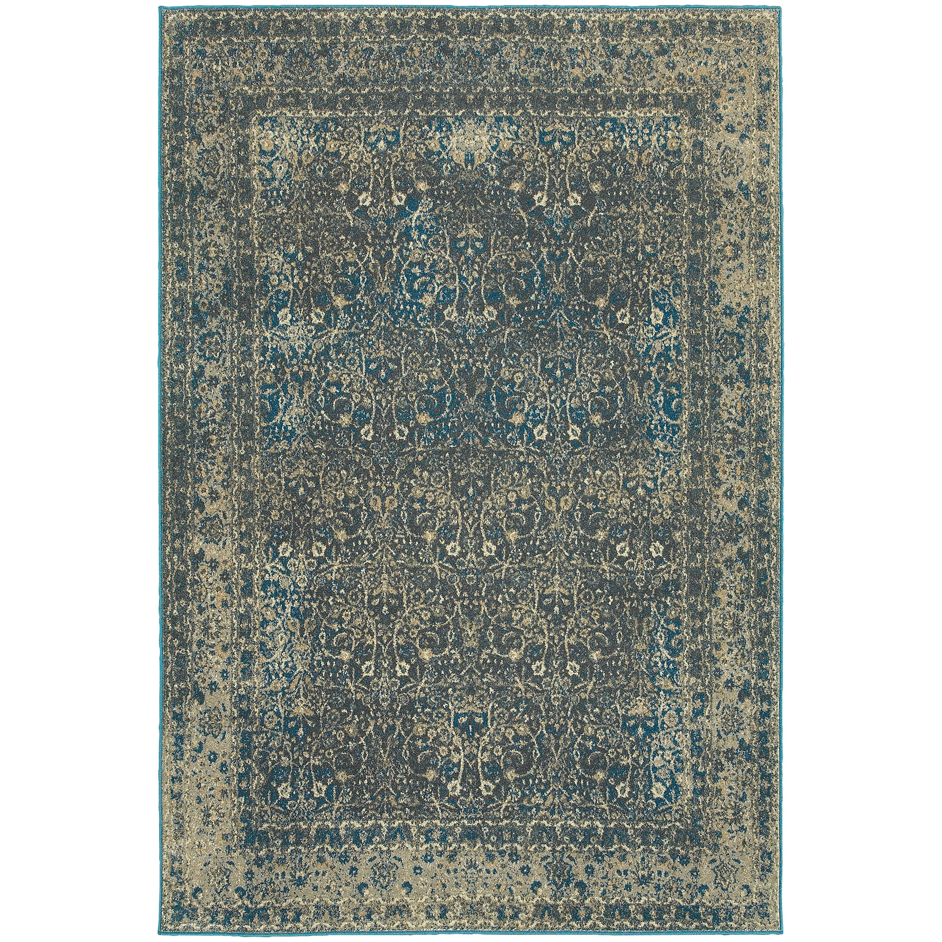 Vista Home Paloma Faded Traditional Floral Area Rug