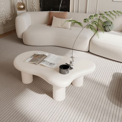40 Inch Modern Cloud Shaped Coffee Table