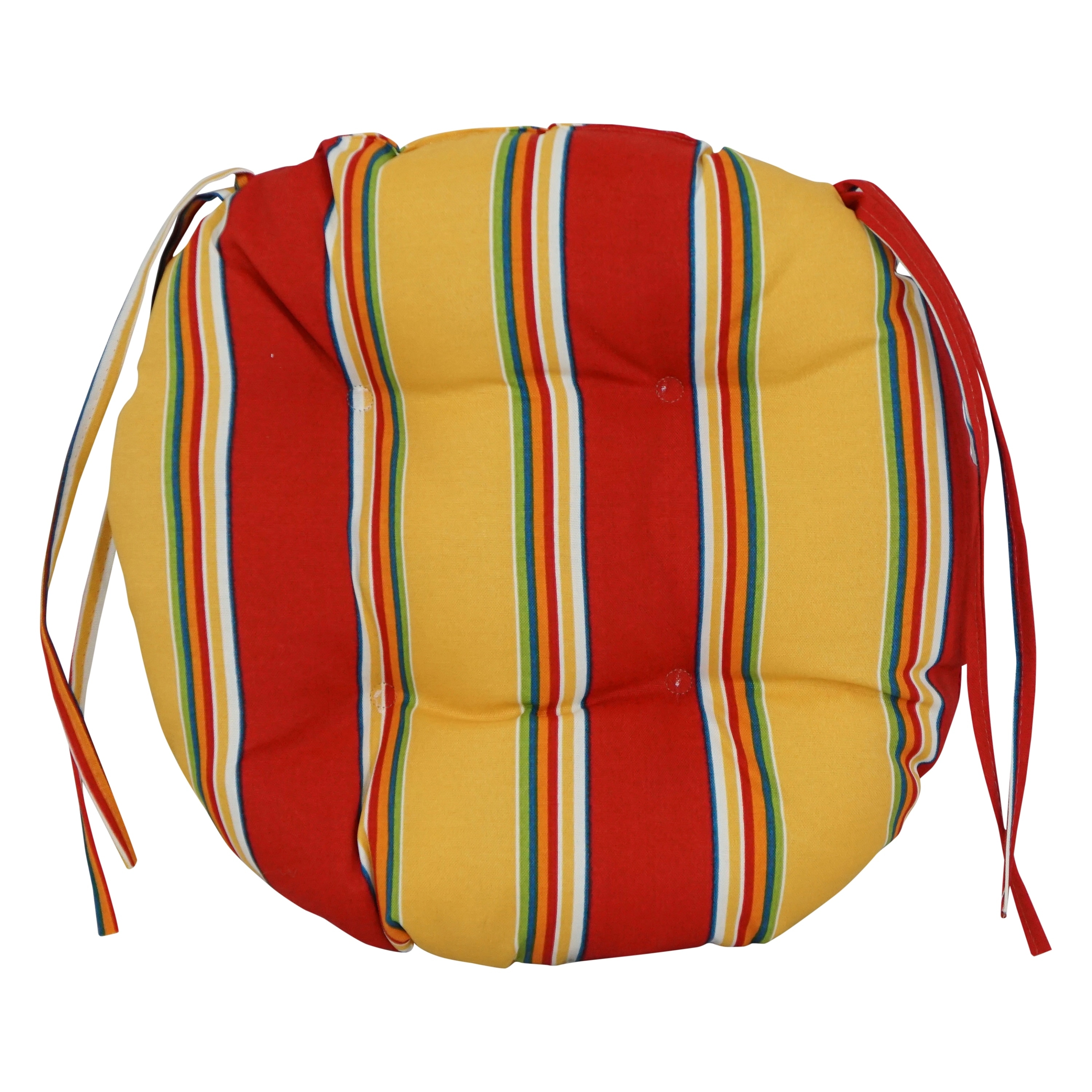 16-inch Round Tufted Indoor/Outdoor Chair Cushions (Set of - Picture 22 of 64
