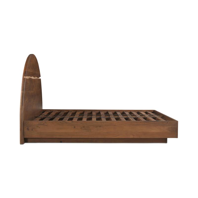 NADAAL STUDIOS Wilder, Wooden Bed With Arched Headboard