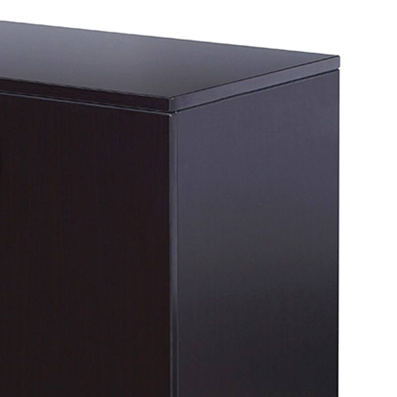 Doe Office Storage Cabinet with 2 Doors, Mocha Brown, 31 Inch Wide