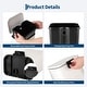 preview thumbnail 26 of 48, Fingerprint-Proof Commercial Trash Can, Stainless Steel, Soft-Close Lid, Foot Pedal, Indoor Recycling,for Kitchen/Office
