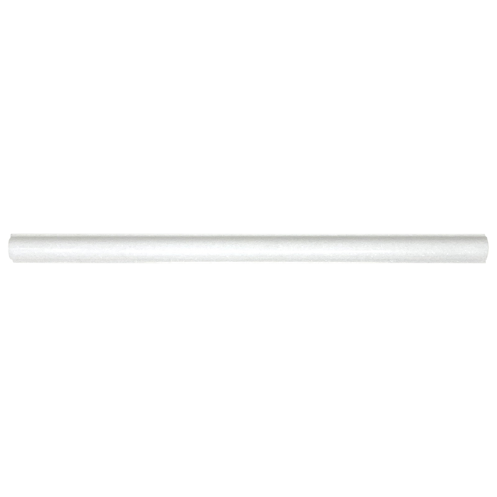 Thassos Marble 0.75" x 12" Polished Pencil Liner