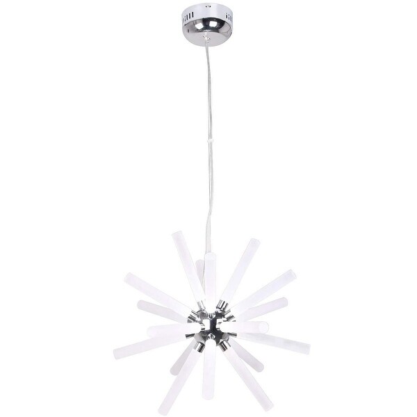 Shop Modern chrome finish pendant light fixture,acrylic ...