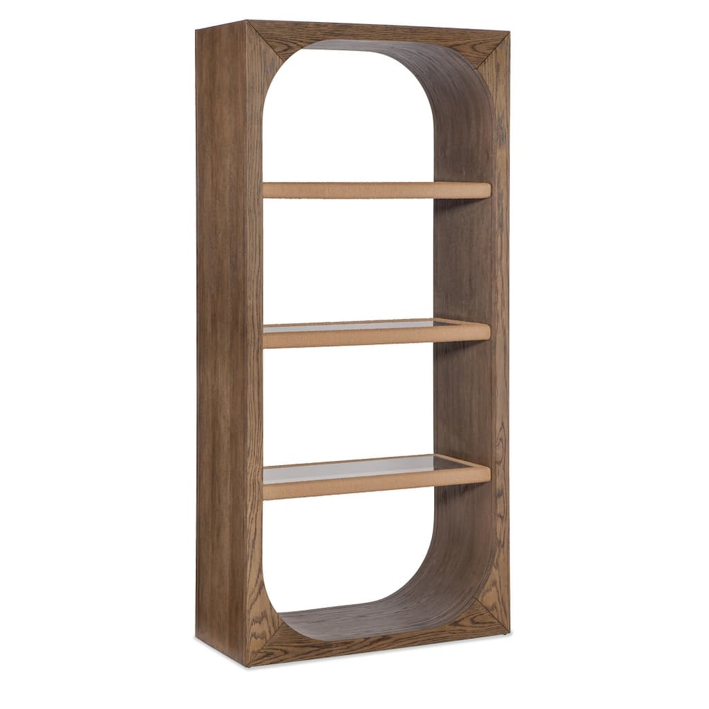 Hooker Furniture M23-50112-85 Nevis 36" Wide 3 Shelf Oak Veneer