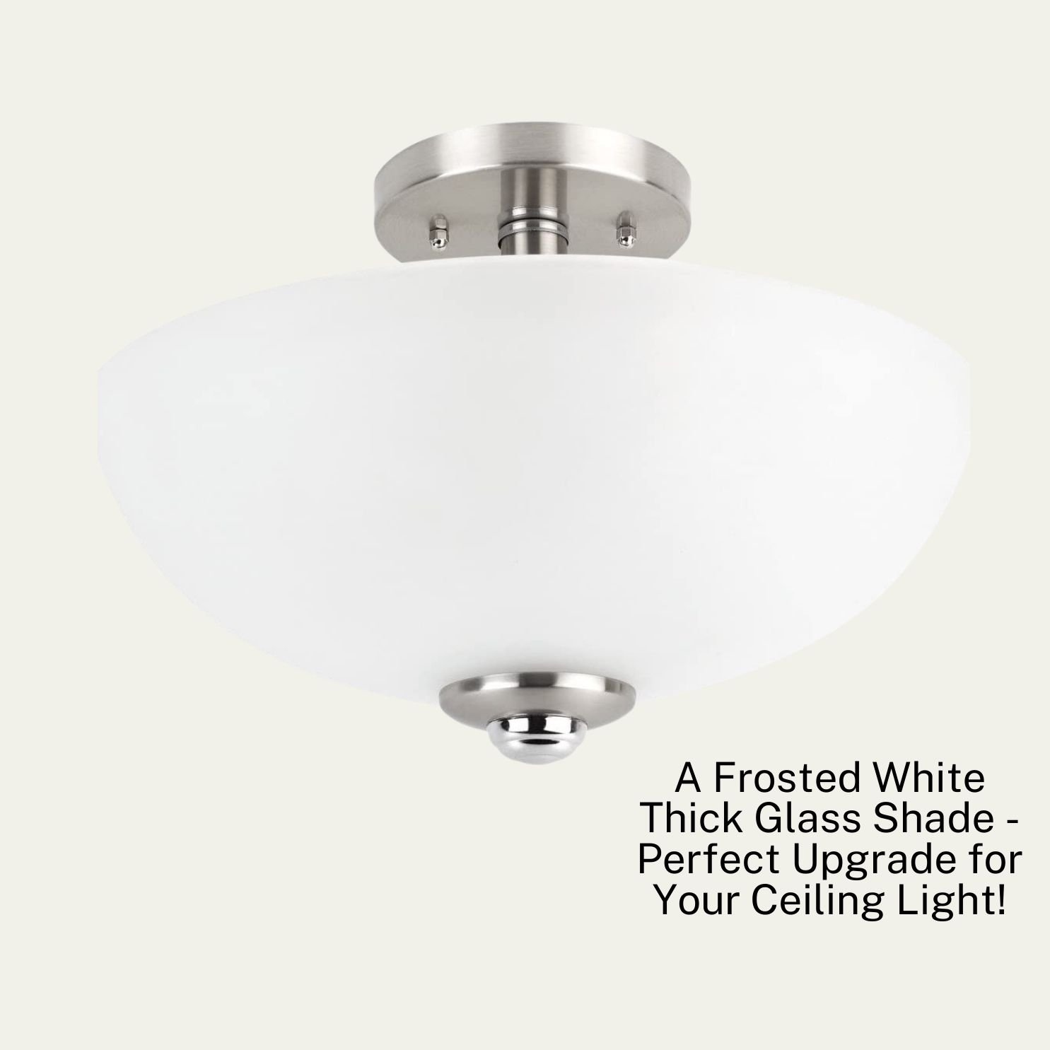 Replacement flush mount glass shade sale