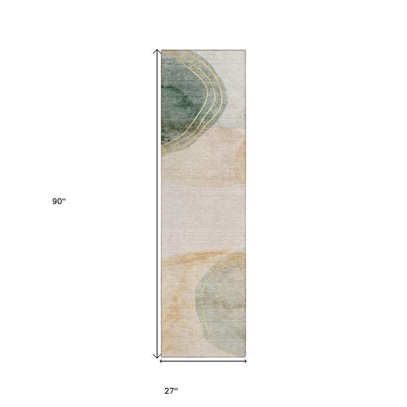 Belu Artistic Abstract Weather Resistant Timeless Fusion Outdoor Rug