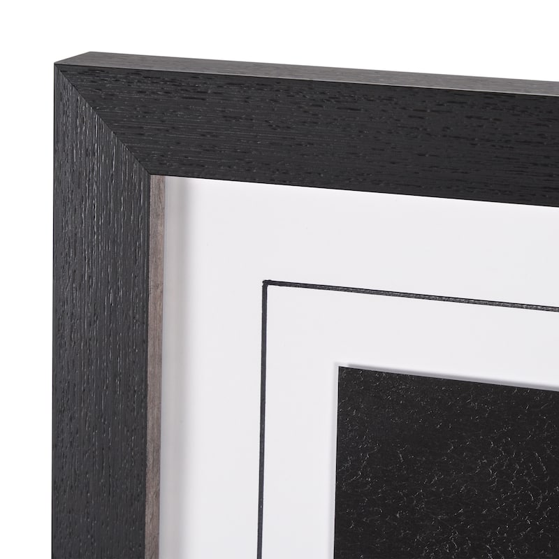 Custom Black Glimpse I by Mercana Studio Hand Embellished Framed Photo Art Print Matted under Glass