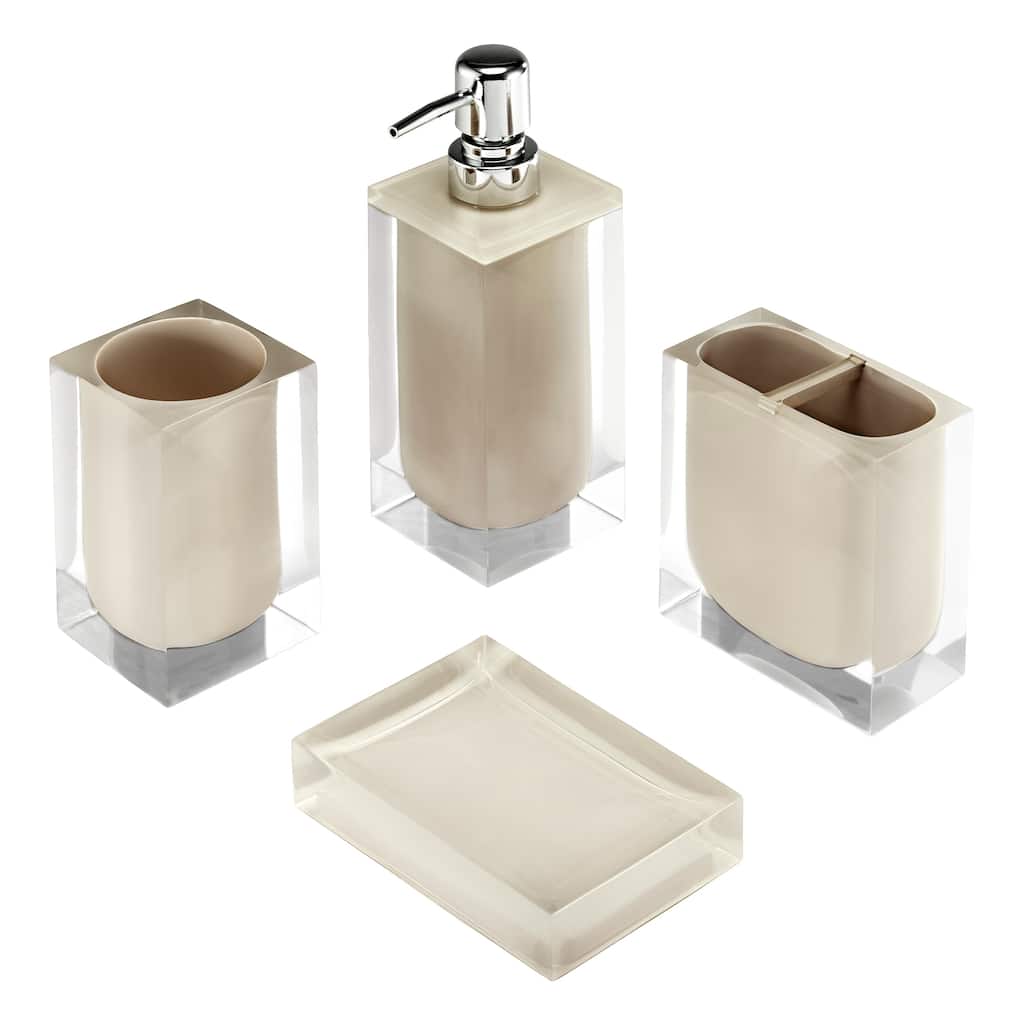 Izod Marina Linen 4-Piece Bath Accessory Set - 4 Pc Accessory Set