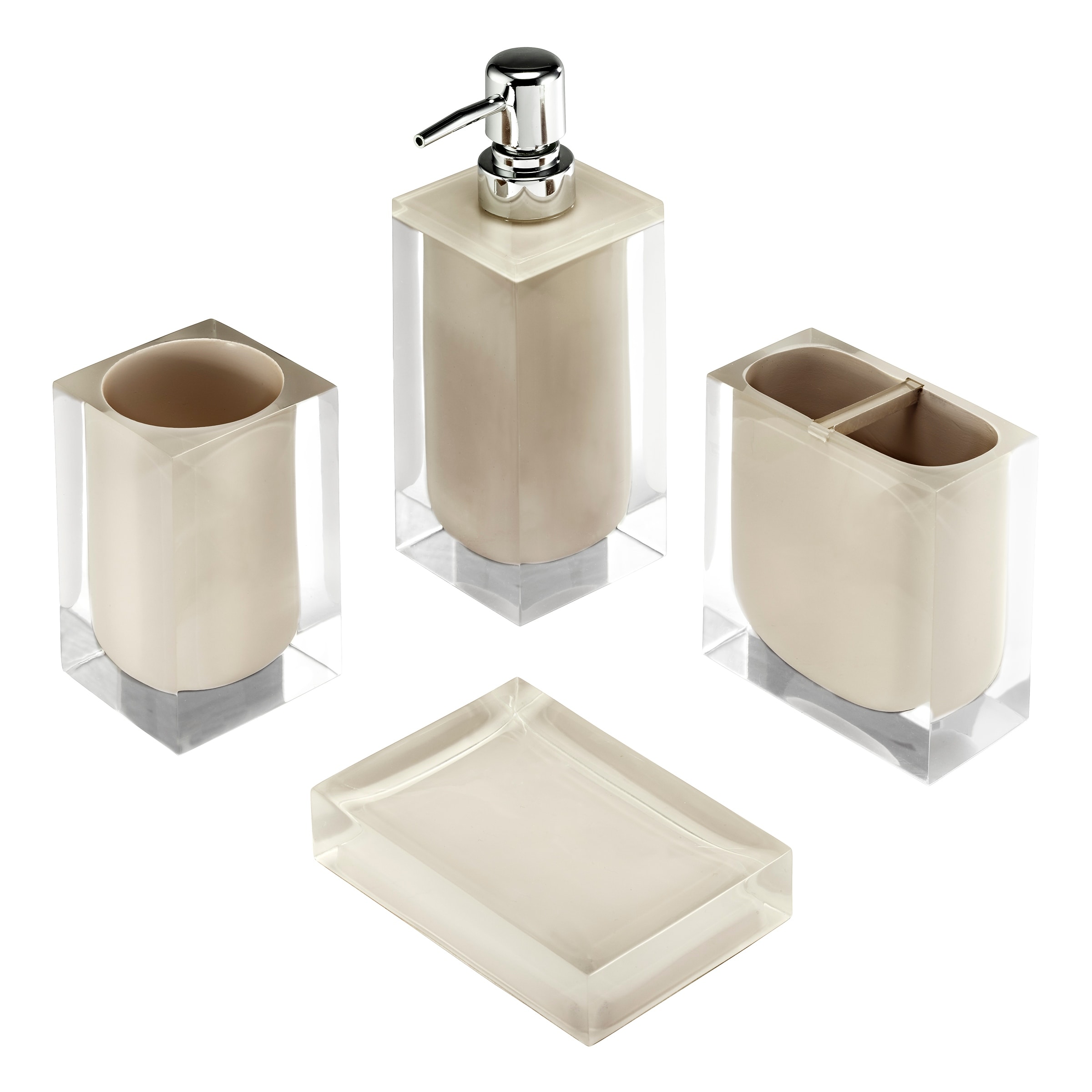 Izod Marina Linen 4-Piece Bath Accessory Set - 4 Pc Accessory Set