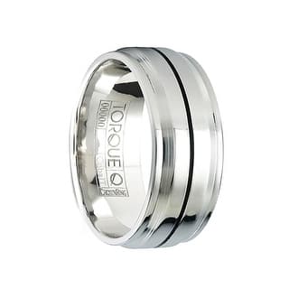 brock cobalt polished wedding band with black linear raised center design by crown ring 9mm - Cobalt Wedding Rings brock cobalt polished wedding band with black linear raised center design by crown ring 9mm - Cobalt Wedding Rings