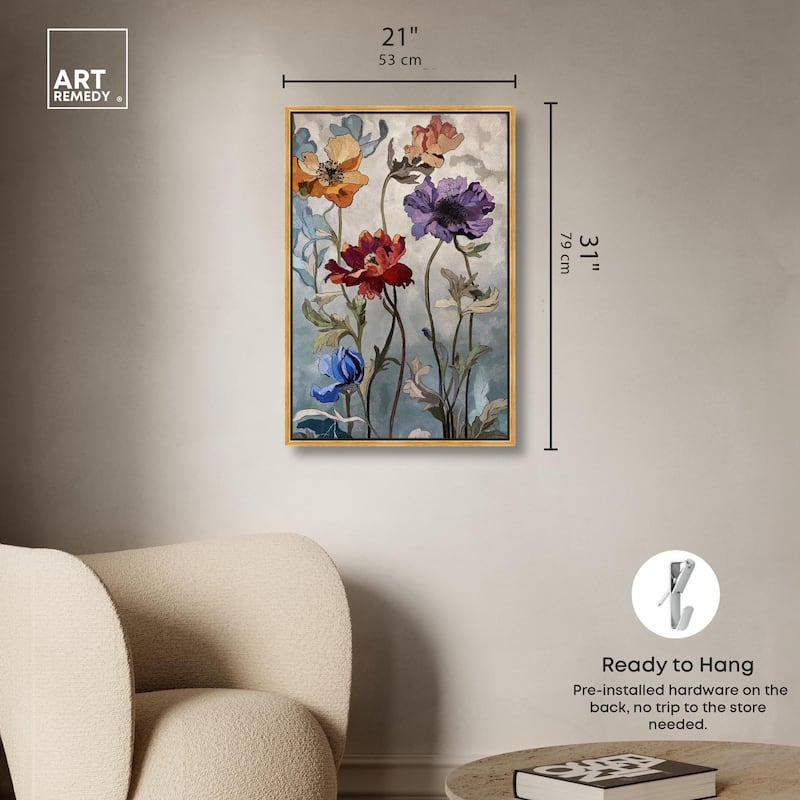 Hued Blossom I Canvas by Art Remedy
