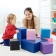 preview thumbnail 2 of 7, Costway 7 PCS Foam Building Blocks Colorful Climbing Foam Soft Cubes - See Details