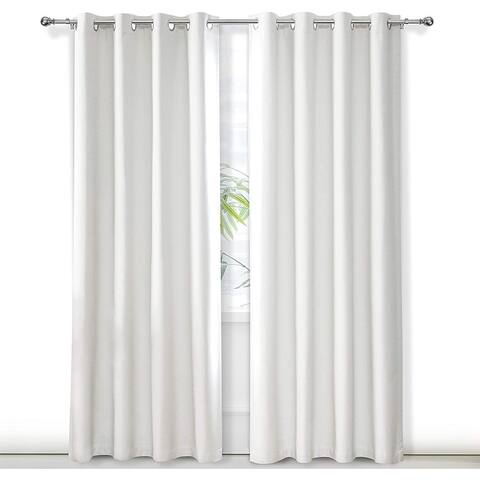 Buy White Blackout Curtains Drapes Online At Overstock Our Best Window Treatments Deals