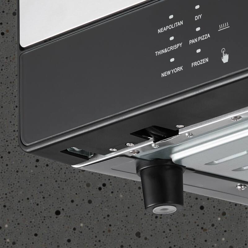 12 Inch Electric Pizza Oven with Pizza Stone, 750℉ High Temp Pizza Maker, Dual Heat Control, 5 Presets