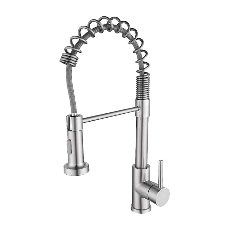 Topcraft Pulldown Spray Single Handle Kitchen Faucet