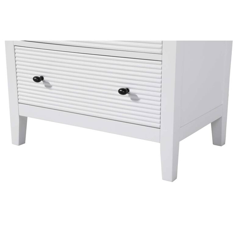 Kensington 16-28 Inch Open Shelving Bath Storage Cabinet