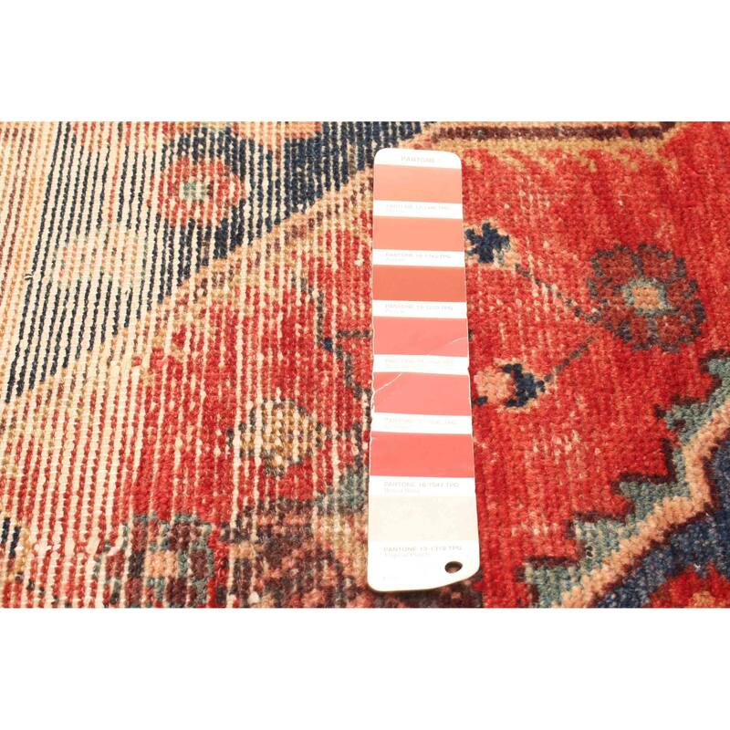 ECARPETGALLERY Hand-knotted Antalya Vintage Red Wool Rug - 3'3 x 4'11