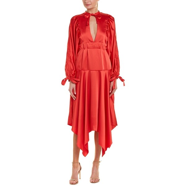 self portrait red dress sale